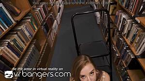 Small tits Vrbangers group sex in the library