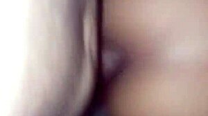 This homemade porn video shows a A pelo getting spanked and cummed on