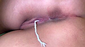 Irina perfect body and clit as she masturbates close up