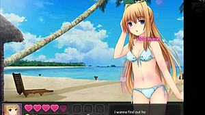 Want to play video games with Huniepop her titties?