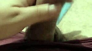 Intense Solo Masturbation with Hand on Cock