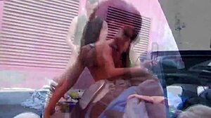 Oh, Fayna Vergarasi Gets Buggered By The Mechanic Outdoors!