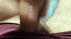 Intense Solo Masturbation with Hand on Cock