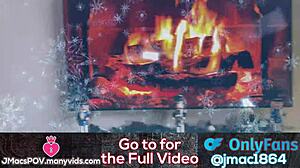 Big Dick Santa Fucks Two Pawgs Under Christmas Tree - Kelsi Monroe AJ Applegate