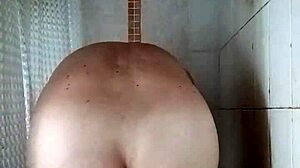 Watch this dirty shower wank job