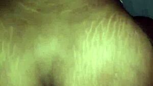 brunette comes over after the party for a casual visit