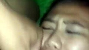 Indonesian wife gets nasty and loves facial cum shootout