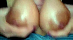 amateur milf gives pov blowjob and tittyfuck with big tits 😍