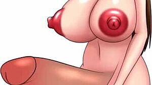 i painted this anime slut with big tits in my speed art