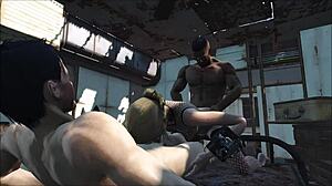 fallout 4 katsu threesome adventure with blonde characters
