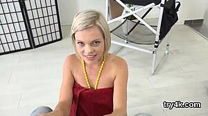 Fervent Teen Sucks Cock In Pov And Gets Tight Cunt Nailed Hardcore