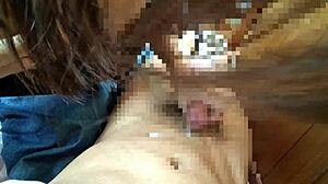 i was horny in the morning so i had my mature wife give me a blowjob and handjob. after cumming she cleaned up with her mouth