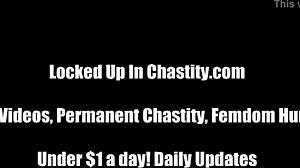 I will stuff your cock in a tiny 18+ plastic cage for humiliation and orgasm denial.