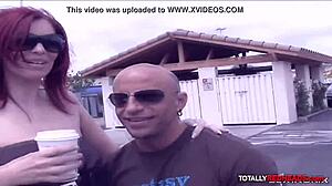 Bald Stud Fucks Slutty Redhead Babe