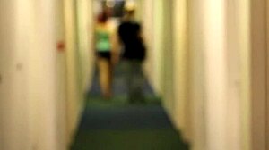 Shower was cold, called hotel maintenance, he recognized me, leading to an encounter.