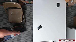 Female thief caught stealing at work