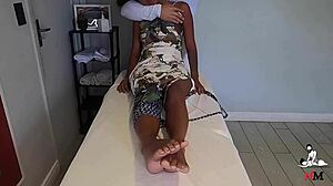 feeling the passion in tantric massage undressing teen patient with hidden camera