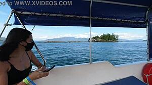 bastidores da viajem e boquete em publico quase fomos pegos esposaheyya - casalheyya