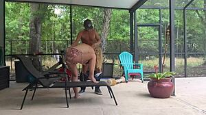 Milfbecca tinder on the patio milfbecca