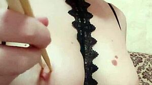 Slutty Blonde Enjoys Rolls and Sushi Play