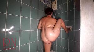 This part 1 video will show you a stunning Latina girl who turns into a slut while washing in a shower