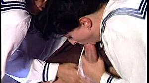 big dick craves brunette blowjob