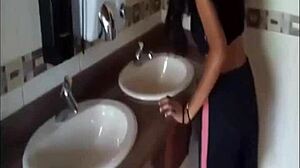 I told the cleaning girl to suck my dick and fuck her hard, she accepted 😅