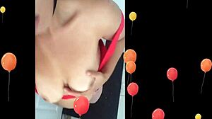 Ginger Paris Dirty In Bathroom Fingering