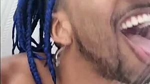 Chubby newbie cums deliciously in bathroom pov!