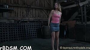 Glamor Brunette Girl Masturbates With Toys And Blowjob