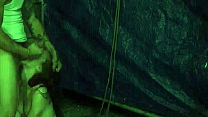 Anya Olsen Feels Intense Emotions During Rough Bisexual Gangbang in Outdoor Public Bondage Session.