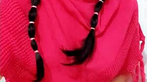 Hot teen 18+ deepthroats cock and gets fucked with toys.