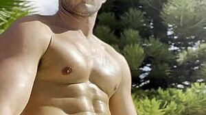 I enjoy oily masturbation outdoors in public.