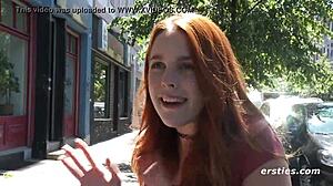 Redhead amateur's outdoor adventure