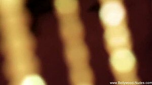 Bollywood dancing babe rocks out feeling the moments