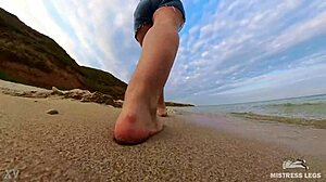 Try to follow me through my story about bare feet in the beautiful beach