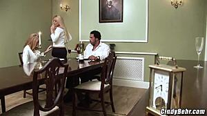 Cindy Behr And Paige Ashley Share Black Stud In Threesome