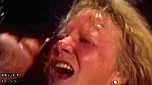 this hot milf is getting hardcore gangbanged with blowjobs