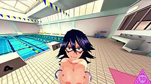 Koikatsu midnight midoriya intensely performs blowjob handjob and cumshot in my hero academia uncensored