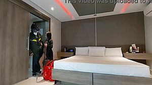 Pizza Guy Delivers And I Give To Motoboy Big Bambu While Husband Travels