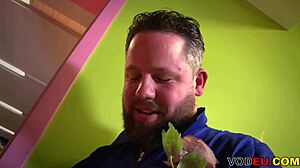 Did You Watch This German Babe Get Fucked by the Cleaning Guy in Cowgirl?