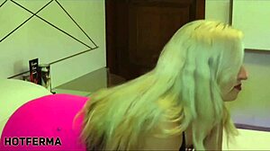 Watch this chubby latina slut suck and get cum on her face!