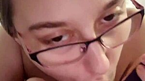 Sucking And Riding Dildo In Cowgirl Position