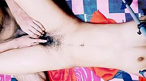 indian desi bhabi masturbates before getting fucked hard in pussy and ass!