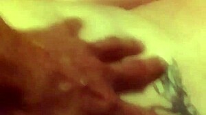 amateur explores anal pleasures subtly