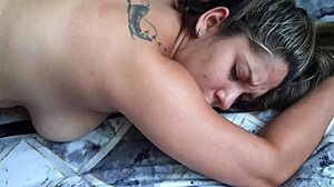 Horny Blonde Latina Sucks and Fucks Stepbrother's Cock in Doggystyle