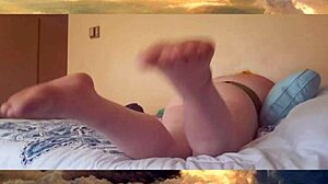 yellow toes close-up