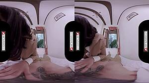 vrcosplayx with lilyan red as mikasa in epic vr adventure