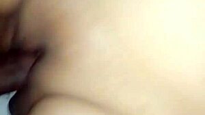 Teen with big tits and ass gives blowjob