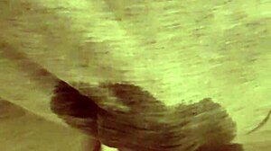 Naughty guy pisses in panties and cums